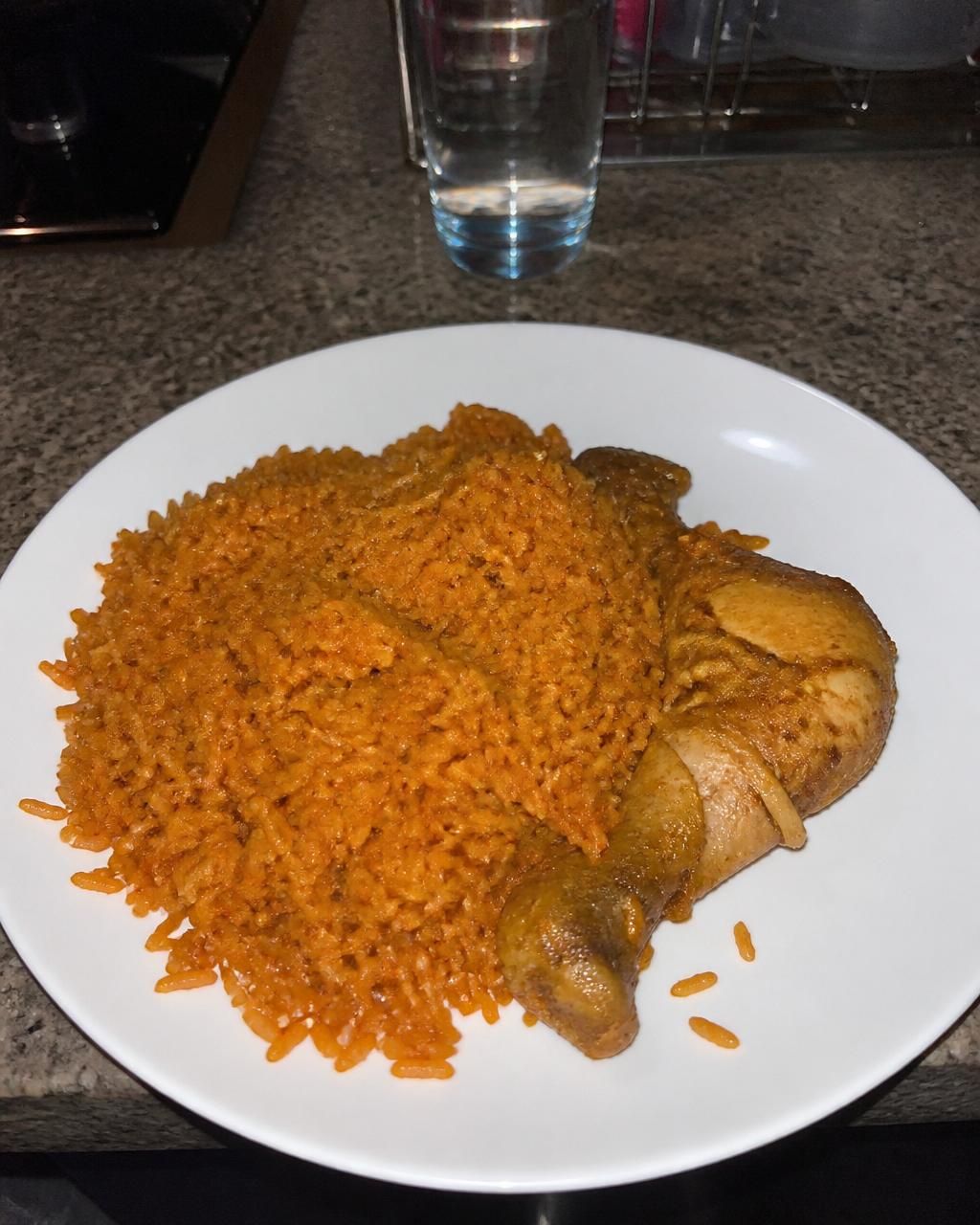 Amara's jollof snapshot
